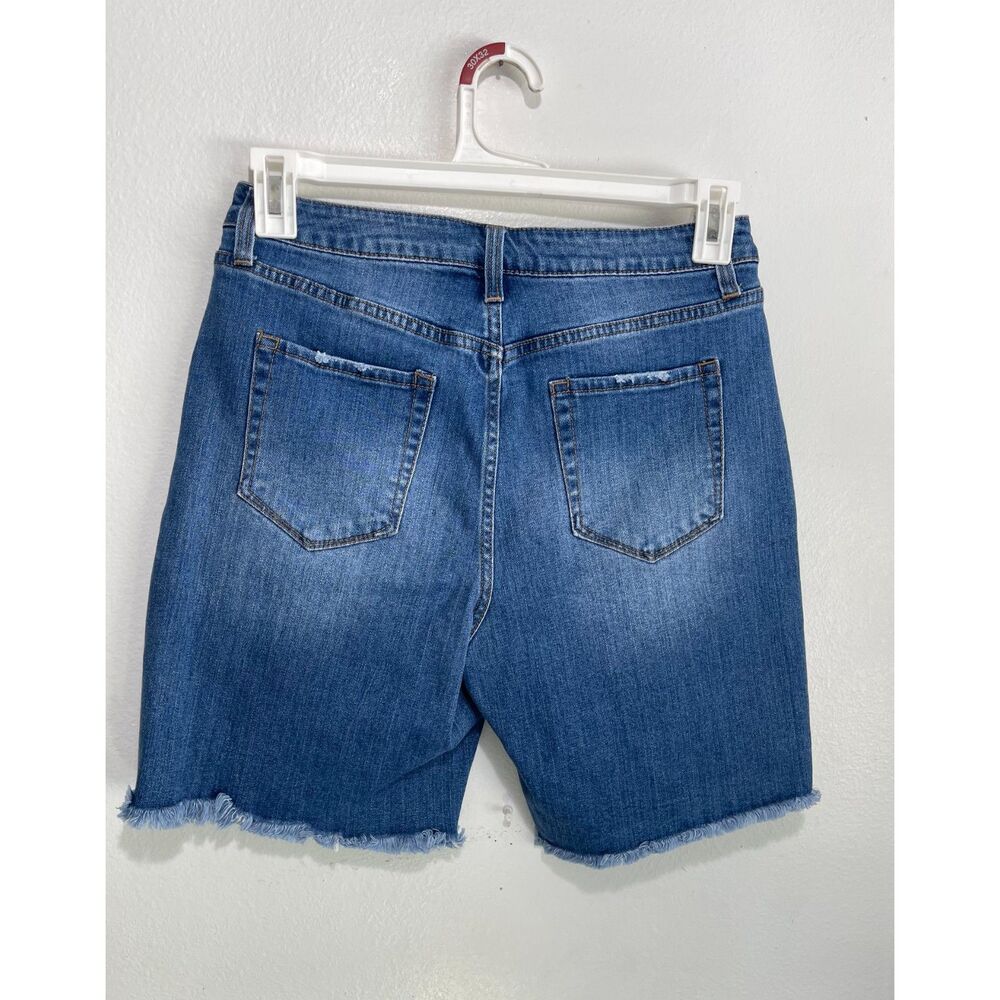 YMI Dream authentic denim jean shorts blue medium length bermuda women 9/29